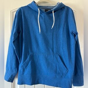 Blue hoodie